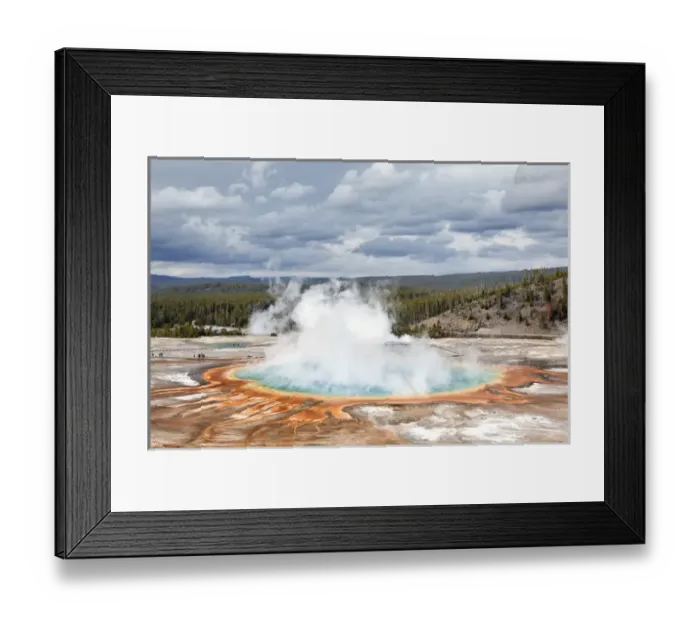 Framed Print : Grand Prismatic Spring, Yellowstone National Park, Wyoming Framed Print : Grand Prismatic Spring, Yellowstone National Park, Wyoming