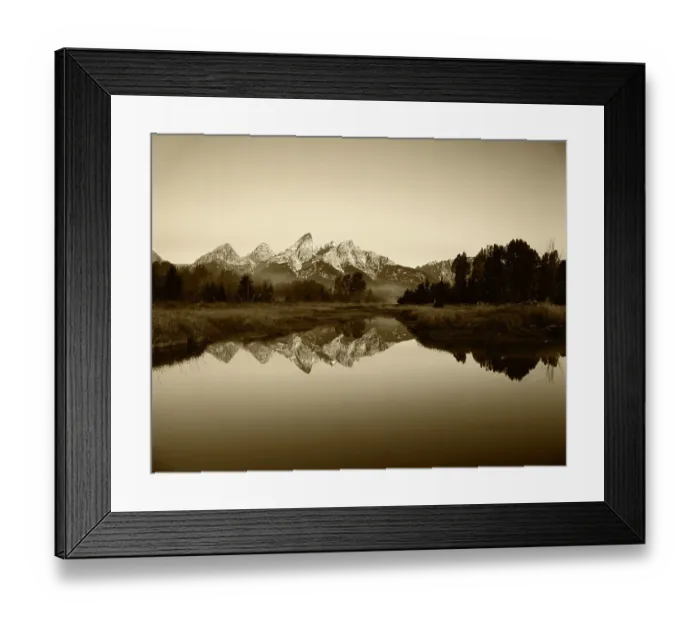 Framed Print : USA, Wyoming, Grand Teton National Park, Grand teton range reflecting in Beaver Pond Framed Print : USA, Wyoming, Grand Teton National Park, Grand teton range reflecting in Beaver Pond