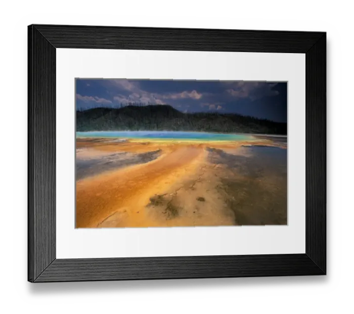 Framed Print : North America, USA, Wyoming, Yellowstone NP, Grand Prismatic Geyser Framed Print : North America, USA, Wyoming, Yellowstone NP, Grand Prismatic Geyser
