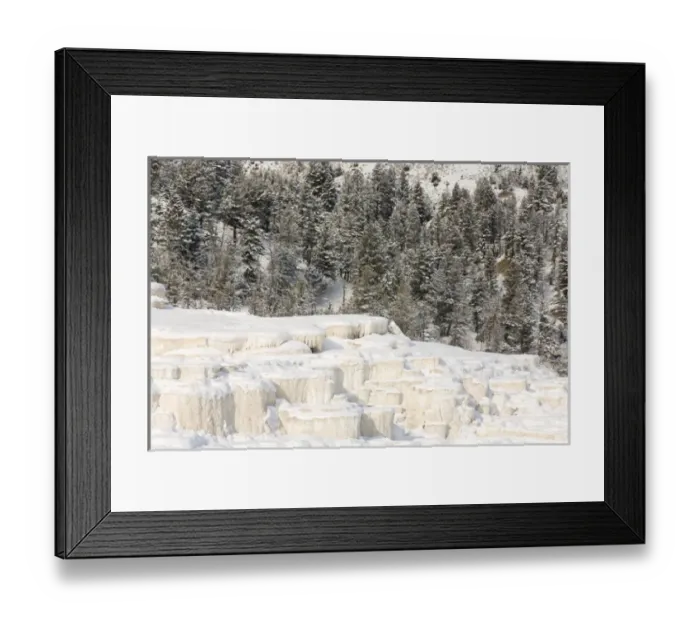 Framed Print : USA, WY, Yellowstone National Park The mud pools at Mamoth Hot Springs creates Framed Print : USA, WY, Yellowstone National Park The mud pools at Mamoth Hot Springs creates