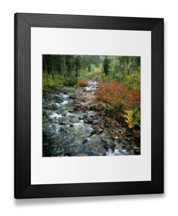 Framed Print : Nobody, North America, USA, Wyoming, Teton Village, Grand Teton N. P. Mountain Stream Framed Print : Nobody, North America, USA, Wyoming, Teton Village, Grand Teton N. P. Mountain Stream