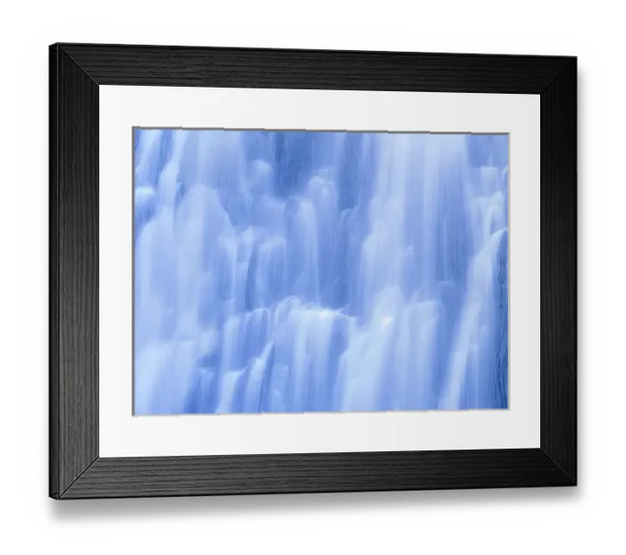 Framed Print : USA, Wyoming, Yellowstone National Park, Rustic Falls