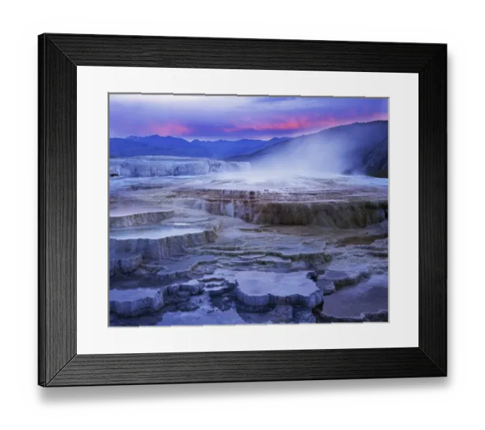 Framed Print : USA, Wyoming, Yellowstone National Park, Mammoth Hot Springs Framed Print : USA, Wyoming, Yellowstone National Park, Mammoth Hot Springs