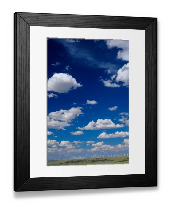 Framed Print : N. A. USA, Wyoming. Wind generators in Elk Mountain Framed Print : N. A. USA, Wyoming. Wind generators in Elk Mountain