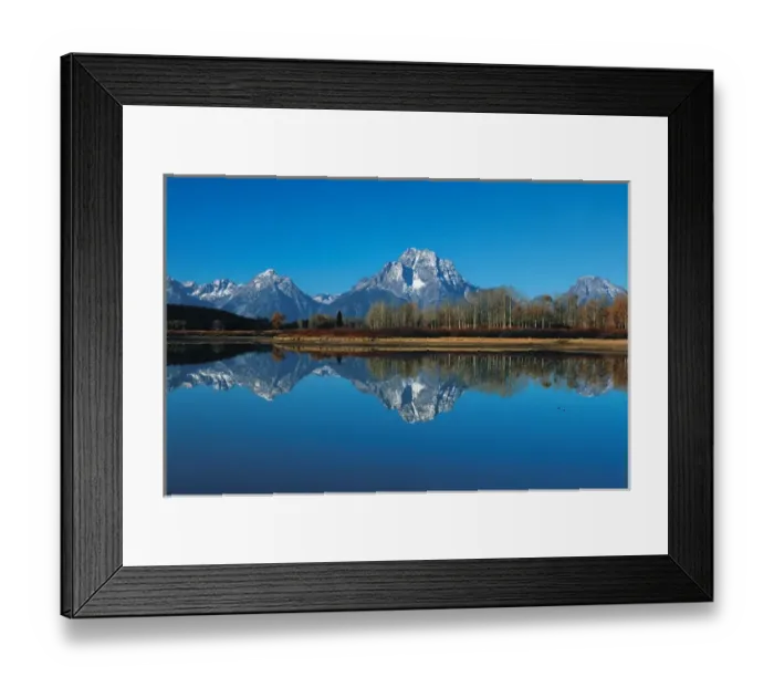 Framed Print : N. A. USA, Wyoming, Grand Teton Nat l Park Oxbow Bend, Mt Moren