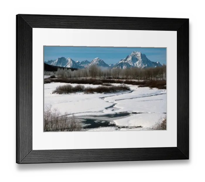 Framed Print : N. A. USA, Wyoming, Grand Teton Nat l Park Oxbow and Mt. Moren Framed Print : N. A. USA, Wyoming, Grand Teton Nat l Park Oxbow and Mt. Moren
