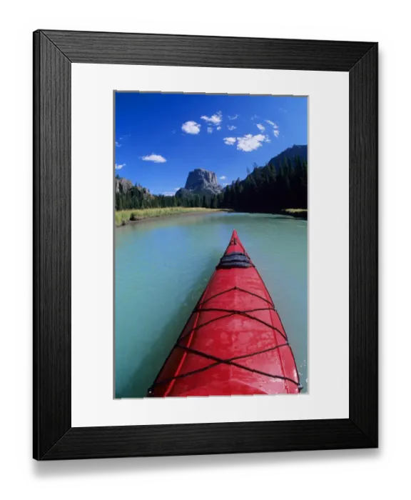 Framed Print : Kayaking on upper Green River Lake below Squaretop Mountain, Wind River Mountains Framed Print : Kayaking on upper Green River Lake below Squaretop Mountain, Wind River Mountains