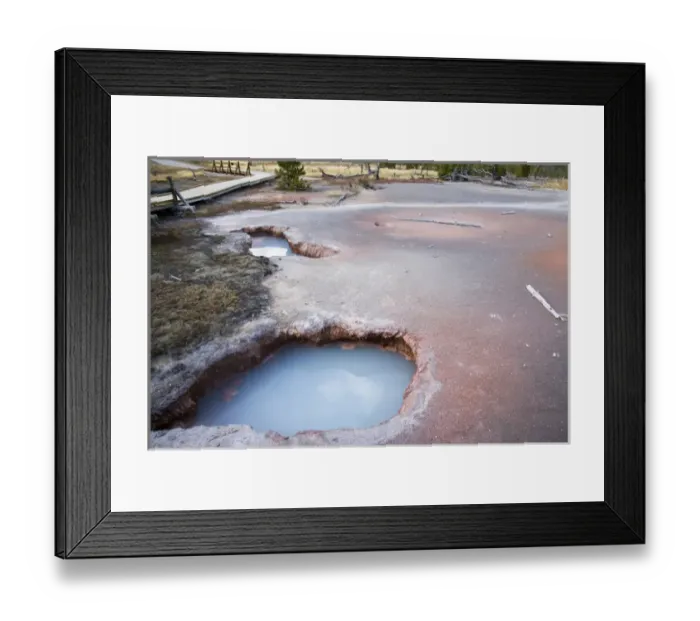 Framed Print : WY, Yellowstone National Park, Artist Paint Pots, thermal pool Framed Print : WY, Yellowstone National Park, Artist Paint Pots, thermal pool