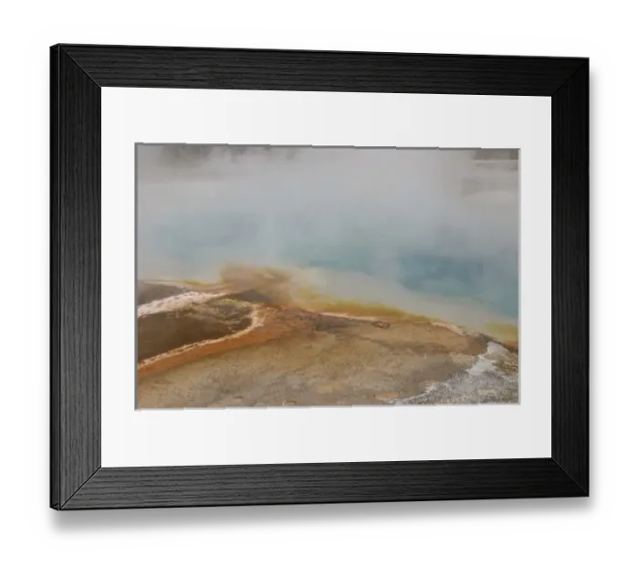 Framed Print : Sulphur Caldron. Yellowstone National Park. Wyoming. USA Framed Print : Sulphur Caldron. Yellowstone National Park. Wyoming. USA