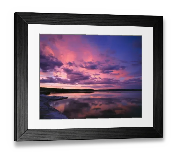 Framed Print : Yellowstone National Park, Wyoming. USA. Cumulus & cirrus clouds reflected in Yellowstone Framed Print : Yellowstone National Park, Wyoming. USA. Cumulus & cirrus clouds reflected in Yellowstone