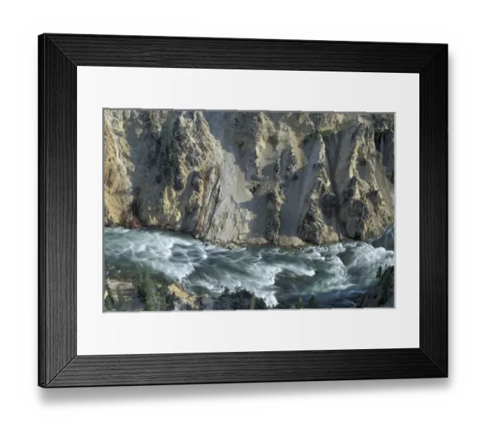 Framed Print : N. A. USA, Wyoming. Yellowstone National Park. Yellowstone river Framed Print : N. A. USA, Wyoming. Yellowstone National Park. Yellowstone river