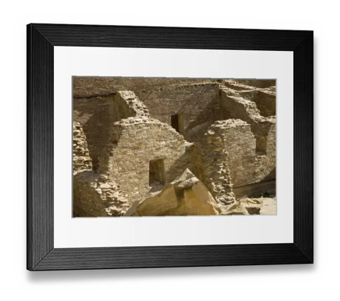 Framed Print : NM, New Mexico, Chaco Culture National Historic Park, Chaco Canyon, home of Ancestral Framed Print : NM, New Mexico, Chaco Culture National Historic Park, Chaco Canyon, home of Ancestral