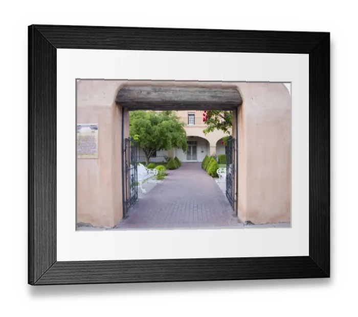 Framed Print : NM, New Mexico, Albuquerque, San Felipe de Neri Church, founded 1706 Framed Print : NM, New Mexico, Albuquerque, San Felipe de Neri Church, founded 1706
