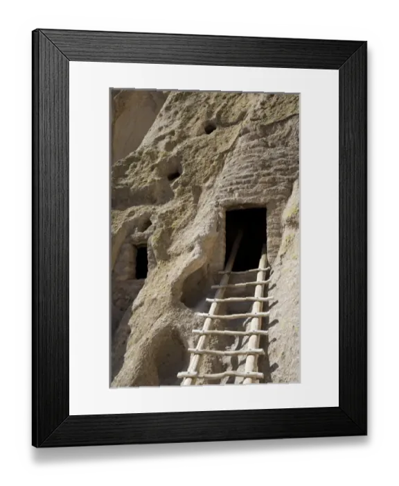 Framed Print : NM, New Mexico, Baldelier National Monument, in Frijoles Canyon, home of Ancestral Pueblo people Framed Print : NM, New Mexico, Baldelier National Monument, in Frijoles Canyon, home of Ancestral Pueblo people