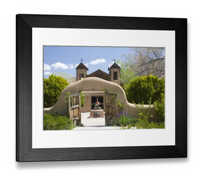 Framed Print : NM, New Mexico, Chimayo, El Santurario de Chimayo, known as Little Lourdes Framed Print : NM, New Mexico, Chimayo, El Santurario de Chimayo, known as Little Lourdes