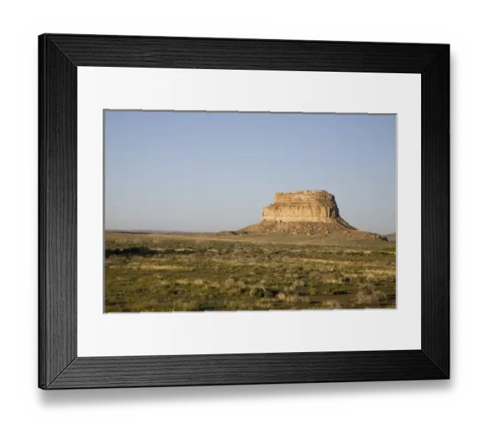 Framed Print : NM, New Mexico, Chaco Culture National Historic Park, Chaco Canyon, home of Ancestral