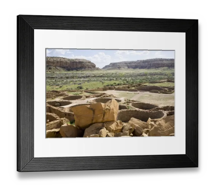 Framed Print : NM, New Mexico, Chaco Culture National Historic Park, Chaco Canyon, home of Ancestral Framed Print : NM, New Mexico, Chaco Culture National Historic Park, Chaco Canyon, home of Ancestral