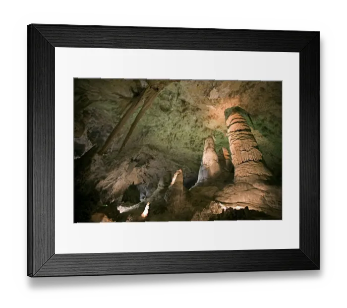 Framed Print : USA, New Mexico, Carlsbad Caverns National Park. The Big Room, the largest cave in Framed Print : USA, New Mexico, Carlsbad Caverns National Park. The Big Room, the largest cave in