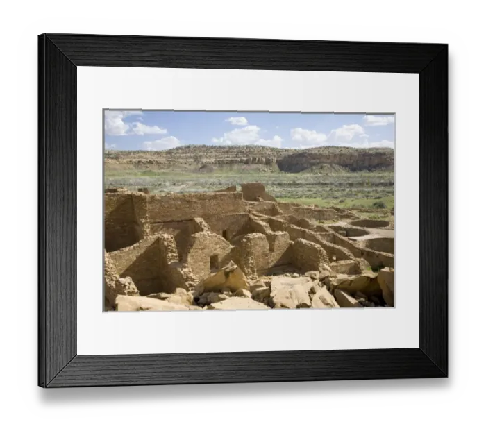 Framed Print : NM, New Mexico, Chaco Culture National Historic Park, Chaco Canyon, home of Ancestral Framed Print : NM, New Mexico, Chaco Culture National Historic Park, Chaco Canyon, home of Ancestral