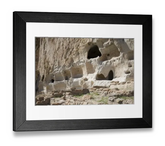 Framed Print : NM, New Mexico, Baldelier National Monument, in Frijoles Canyon, home of Ancestral Pueblo people Framed Print : NM, New Mexico, Baldelier National Monument, in Frijoles Canyon, home of Ancestral Pueblo people