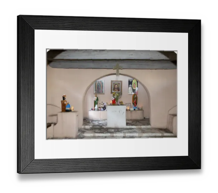 Framed Print : NM, New Mexico, Albuquerque, Historic Old Town, Chapel of Our Lady of Guadalupe Framed Print : NM, New Mexico, Albuquerque, Historic Old Town, Chapel of Our Lady of Guadalupe