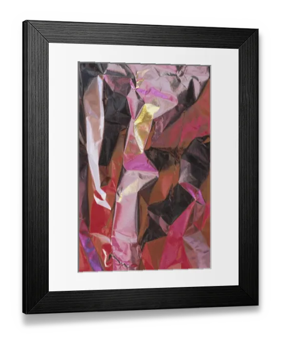 Framed Print : USA. Close-up of aluminum foil abstract. Credit as: Nancy Rotenberg / Jaynes Gallery Framed Print : USA. Close-up of aluminum foil abstract. Credit as: Nancy Rotenberg / Jaynes Gallery