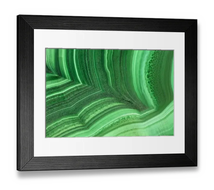 Framed Print : Malachite