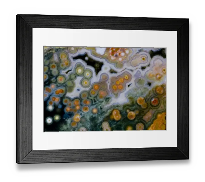Framed Print : Ocean Jasper from Madagascar