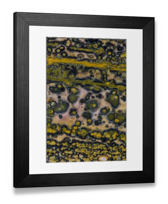 Framed Print : Ocean Jasper from Madagascar Framed Print : Ocean Jasper from Madagascar