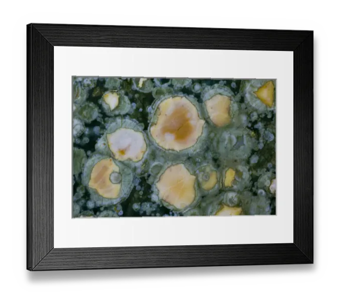 Framed Print : Ocean Jasper from Madagascar Framed Print : Ocean Jasper from Madagascar
