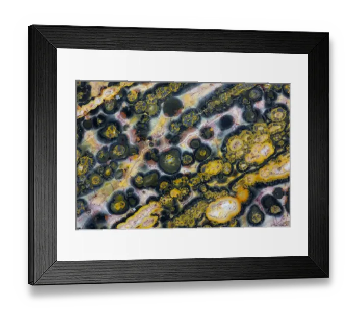 Framed Print : Ocean Jasper from Madagascar Framed Print : Ocean Jasper from Madagascar