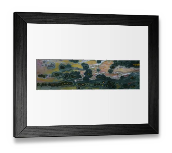 Framed Print : Ocean Jasper from Madagascar Framed Print : Ocean Jasper from Madagascar