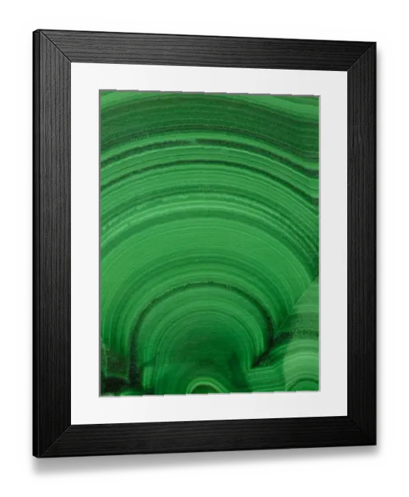 Framed Print : Malachite