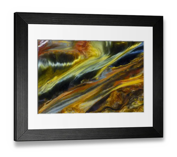 Framed Print : Pietersite from Namibia