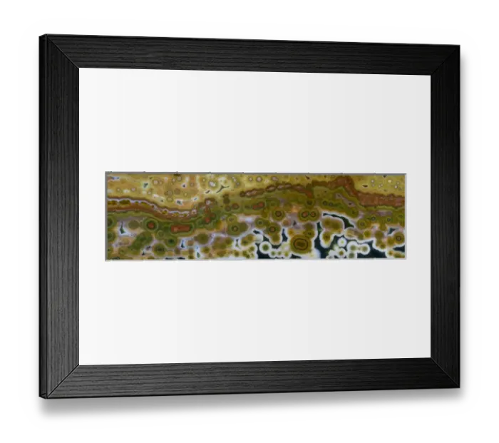 Framed Print : Ocean Jasper from Madagascar