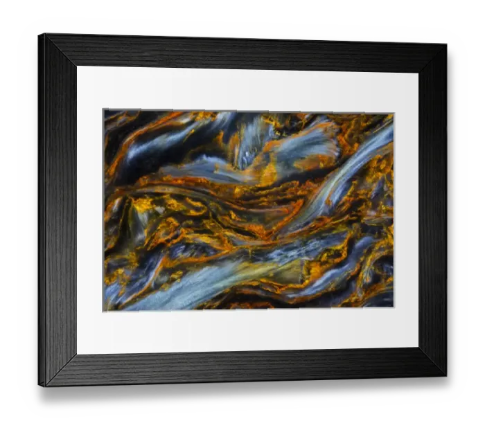 Framed Print : Pietersite from Namibia Framed Print : Pietersite from Namibia