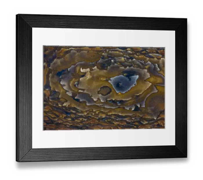 Framed Print : Swirl pattern on Deschutes Jasper Slab Framed Print : Swirl pattern on Deschutes Jasper Slab
