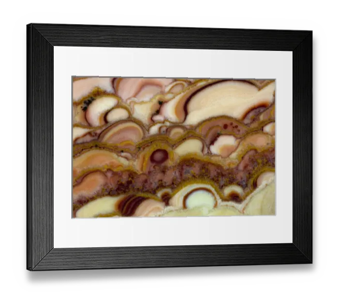 Framed Print : Circle pattern of Onyx Stone Framed Print : Circle pattern of Onyx Stone