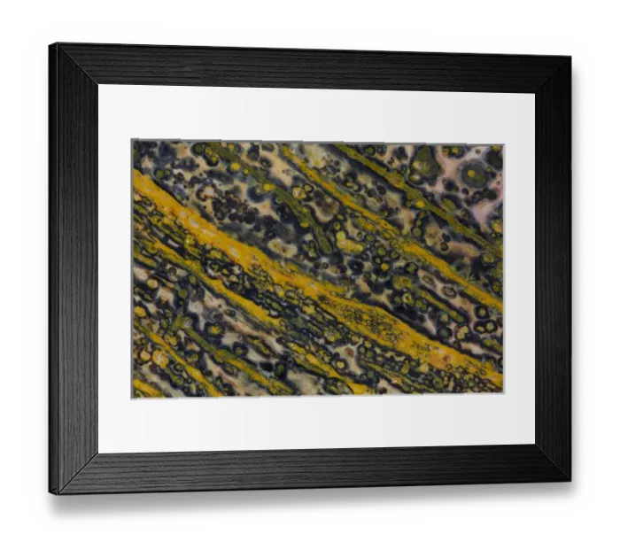 Framed Print : Ocean Jasper from Madagascar Framed Print : Ocean Jasper from Madagascar