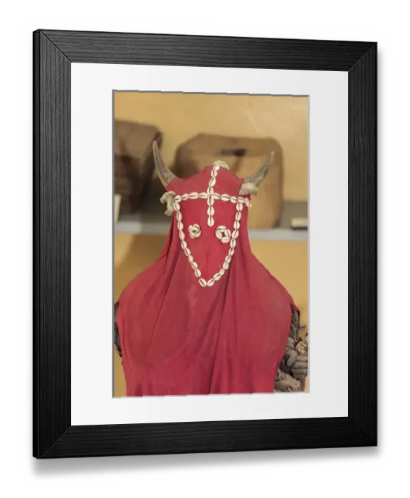 Framed Print : West Africa, The Gambia, Banjul. A traditional costume used in the Kankurang Masquerade Framed Print : West Africa, The Gambia, Banjul. A traditional costume used in the Kankurang Masquerade
