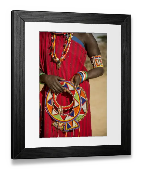 Framed Print : East Africa, Kenya, outside Amboseli National Park, Msai village where Leann lives Framed Print : East Africa, Kenya, outside Amboseli National Park, Msai village where Leann lives