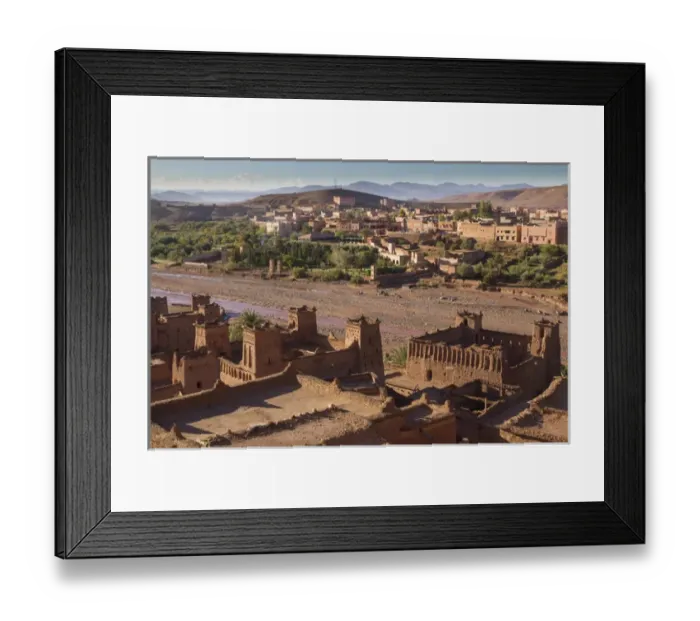 Framed Print : Africa, North Africa, Morocco, Souss-Massa-Draa, Ait Benhaddou Framed Print : Africa, North Africa, Morocco, Souss-Massa-Draa, Ait Benhaddou