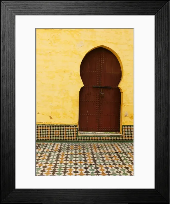 Framed Print : Africa, Morocco, Meknes. Mausoleum of Moulay Ismail Framed Print : Africa, Morocco, Meknes. Mausoleum of Moulay Ismail