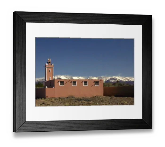 Framed Print : Africa, Morocco, Skoura. Village mosque near Skoura Framed Print : Africa, Morocco, Skoura. Village mosque near Skoura