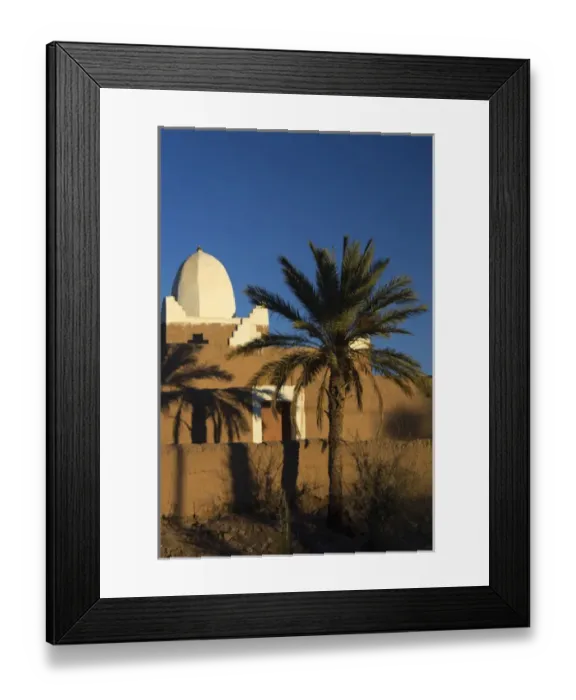 Framed Print : Africa, Morocco, Skoura. White trim kasbah of Skoura Framed Print : Africa, Morocco, Skoura. White trim kasbah of Skoura