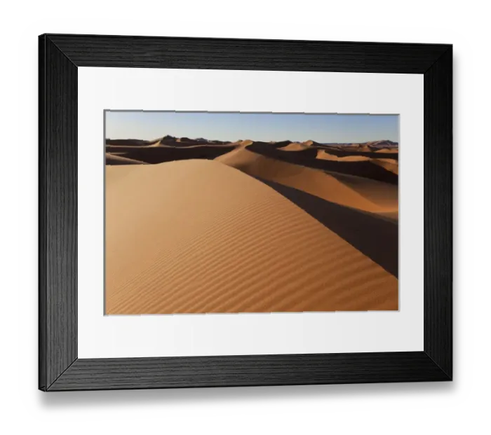Framed Print : Dunes, Erg Chebbi, Sahara Desert, Morocco Framed Print : Dunes, Erg Chebbi, Sahara Desert, Morocco
