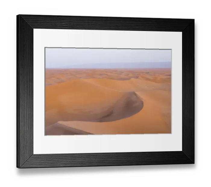 Framed Print : Morocco. Erg Chegaga (or Chigaga) is a Saharan sand dune (approximately 40 km to