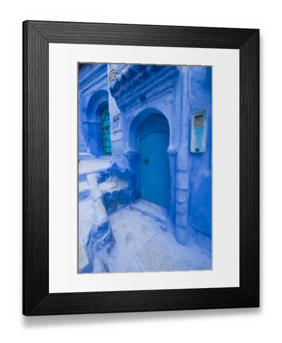 Framed Print : Africa, North Africa, Morocco, Chefchaouen or Chaouen is the chief town of the province