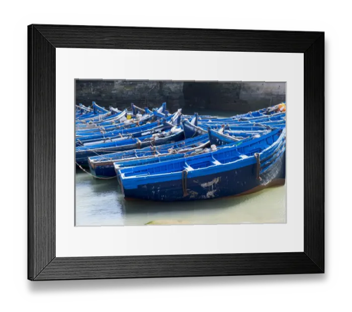 Framed Print : North Africa, Morocco, Essaouira, boats in harbor Framed Print : North Africa, Morocco, Essaouira, boats in harbor