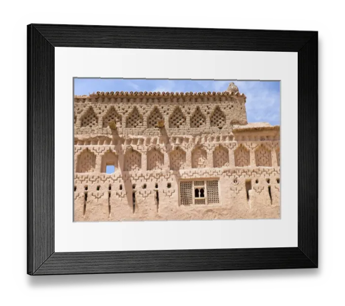 Framed Print : North Africa, Morocco, Southern Morocco, mud walls, Tamnougalt Kasbah in the Draa valley Framed Print : North Africa, Morocco, Southern Morocco, mud walls, Tamnougalt Kasbah in the Draa valley